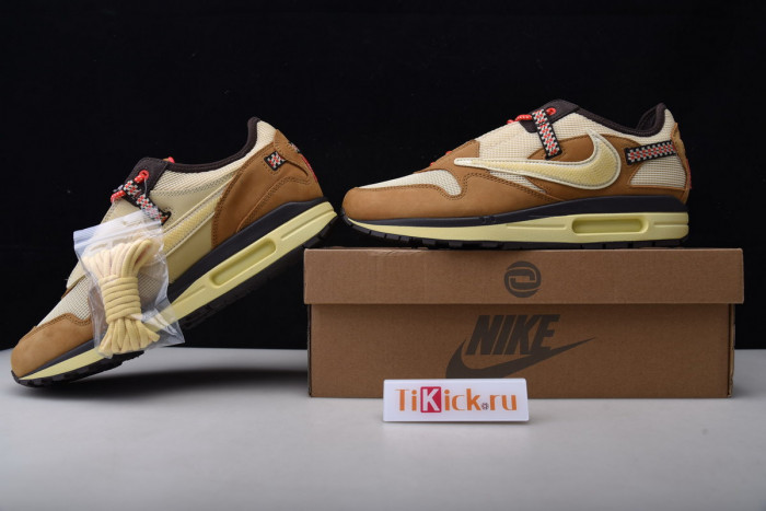 travis scott x nike air max 1 wheat do9392-701