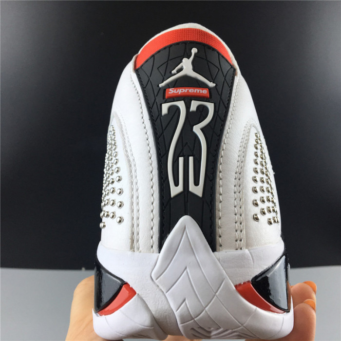 SUPREME X AIR JORDAN 14 RETRO SP WHITE BV7630-106